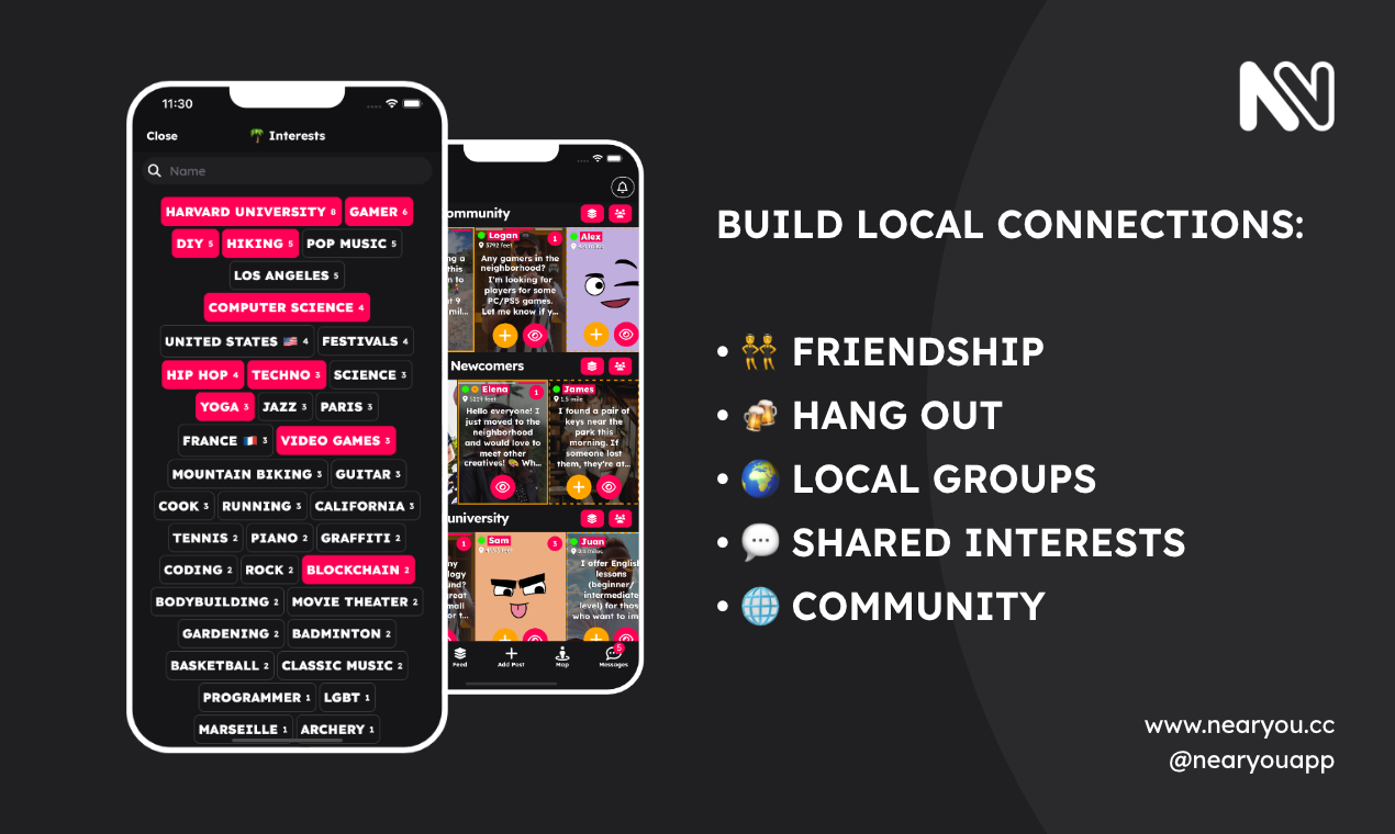 Média Près de - Le réseau social pour vos connexions locales 3
