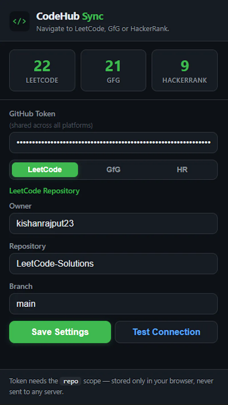 CodeHub Sync screenshot 2