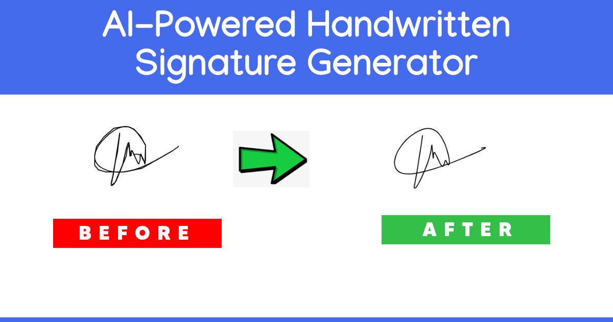 signature generator handwriting