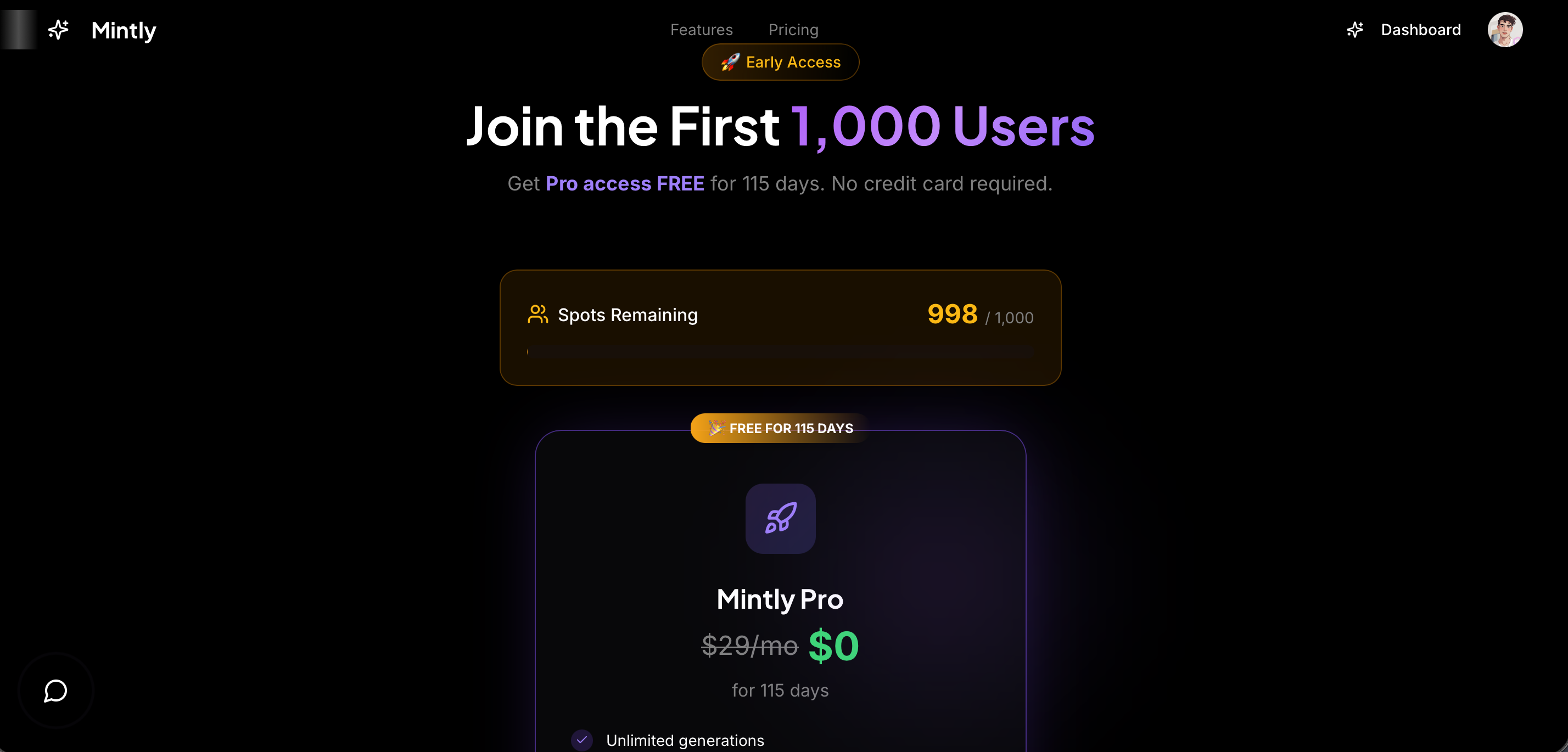 Mintly - Screenshot 2 showing product features and functionality
