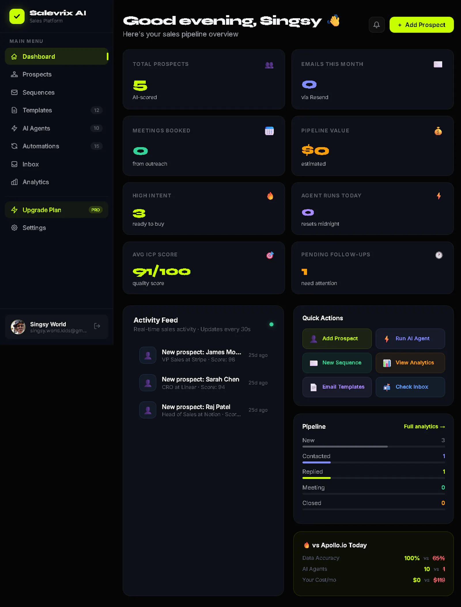 Salevrix AI screenshot 1