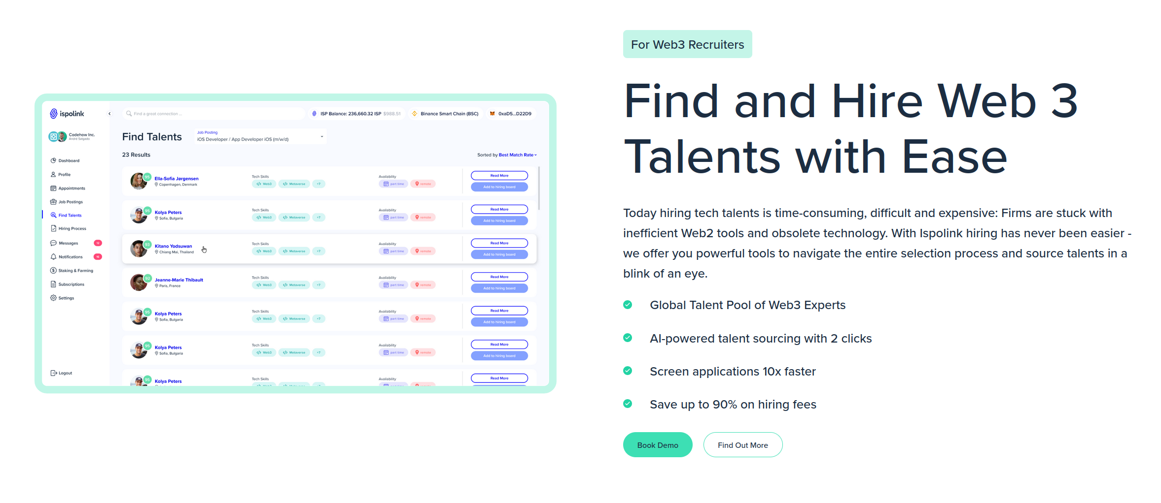Ispolink - Screenshot 3 showing product features and functionality