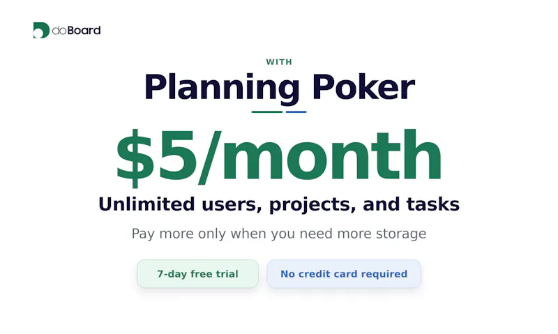 doBoard with Planning Poker screenshot 4