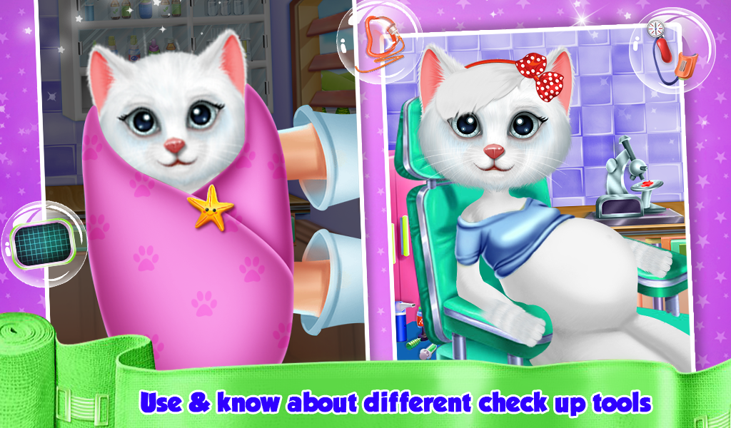 Kitten Newborn Doctor Clinic Checkup Game gallery image