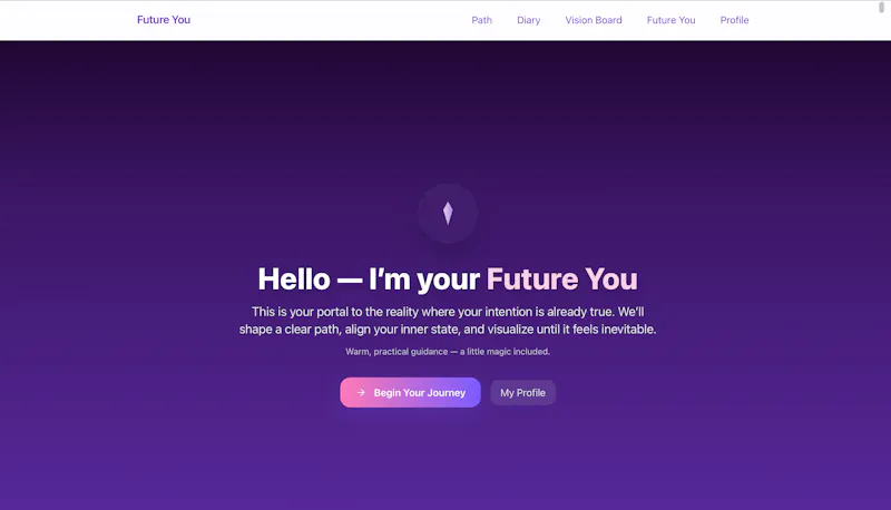 The futureself screenshot 2