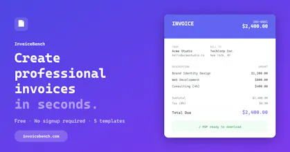 InvoiceBench gallery image