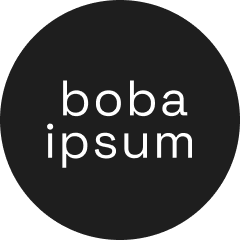 Boba Ipsum