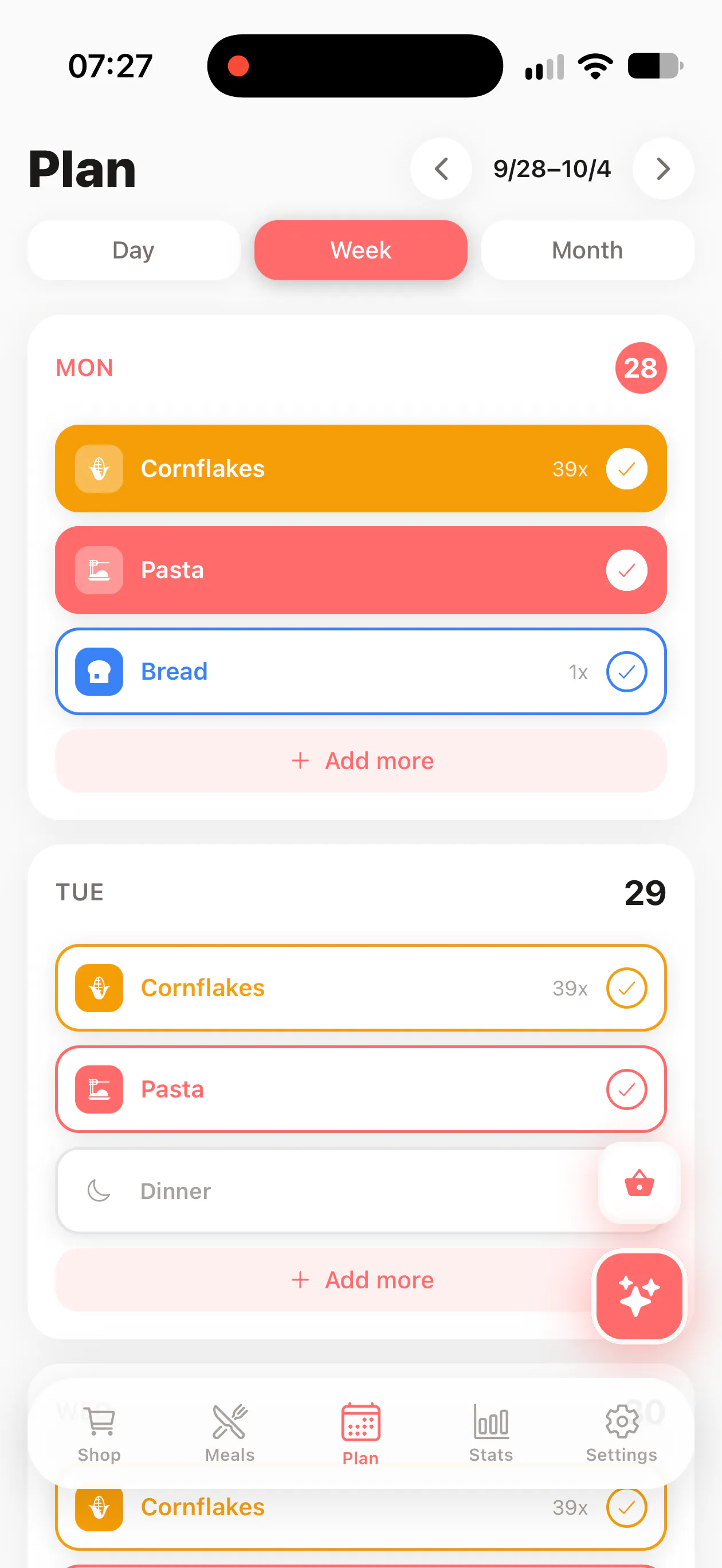 Shuffya Mealplanner gallery image