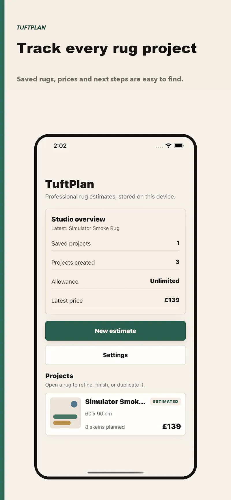 TuftPlan screenshot 3