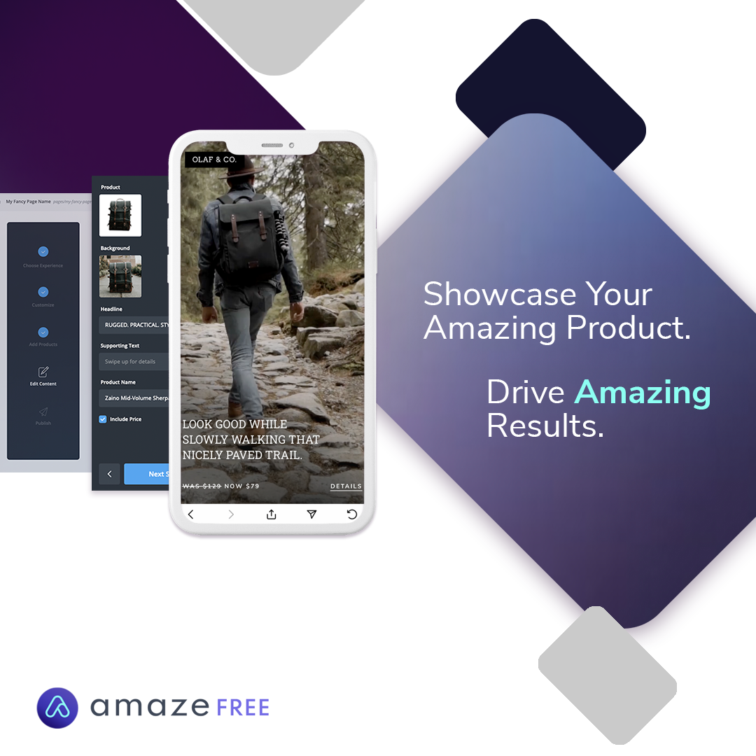 Amaze Free Landing Page Builder gallery image