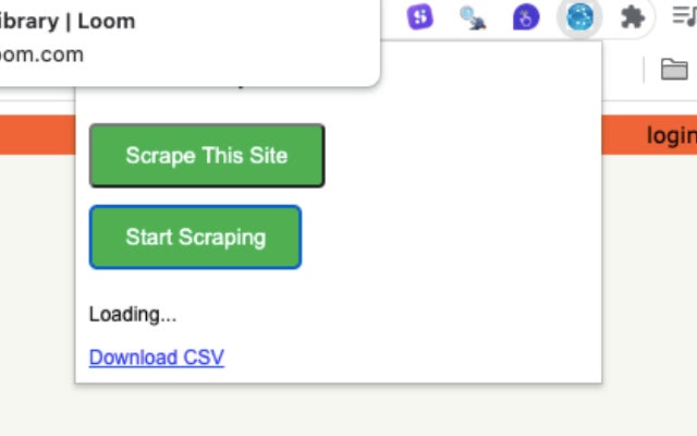 Скребок данных- расширение Chrome media 3