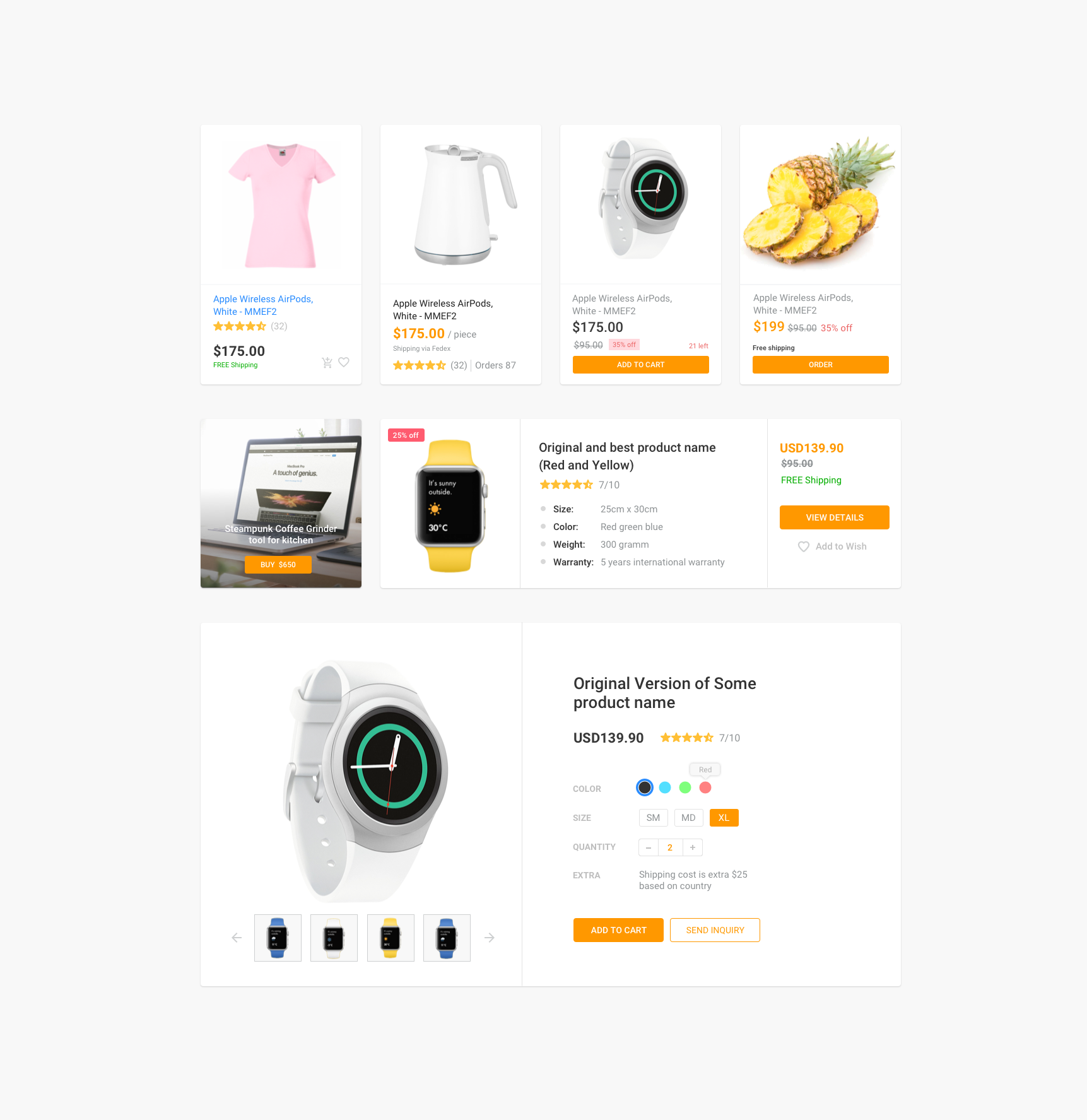 Design system for e-commerce projects