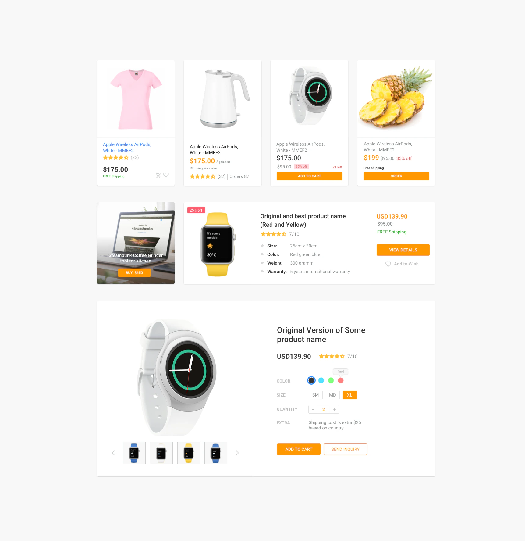 Design system for e-commerce projects