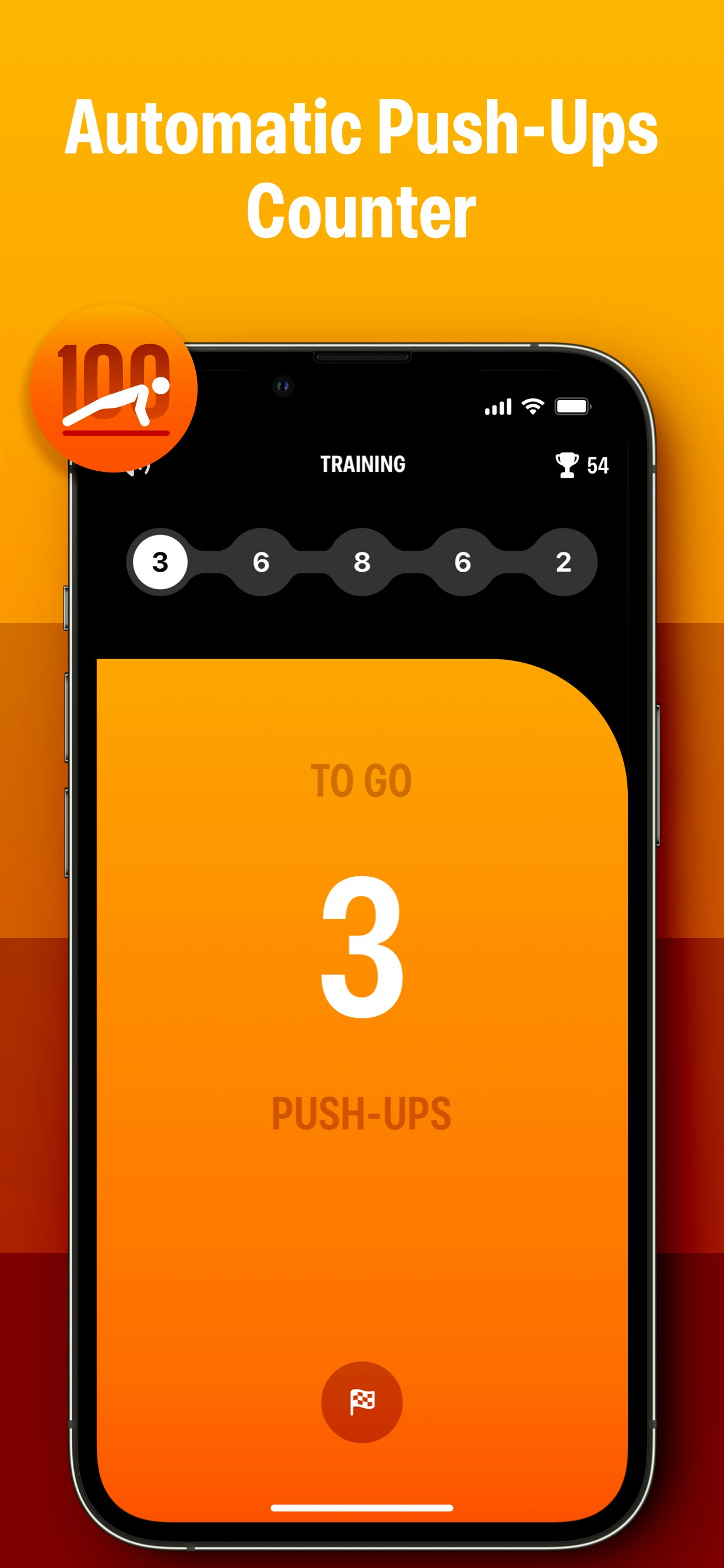 Media 100 ứng dụng Push-Ups Counter & Huấn luyện viên - 100 lần đẩy lên biến iPhone của bạn thành huấn luyện viên cá nhân của bạn 5