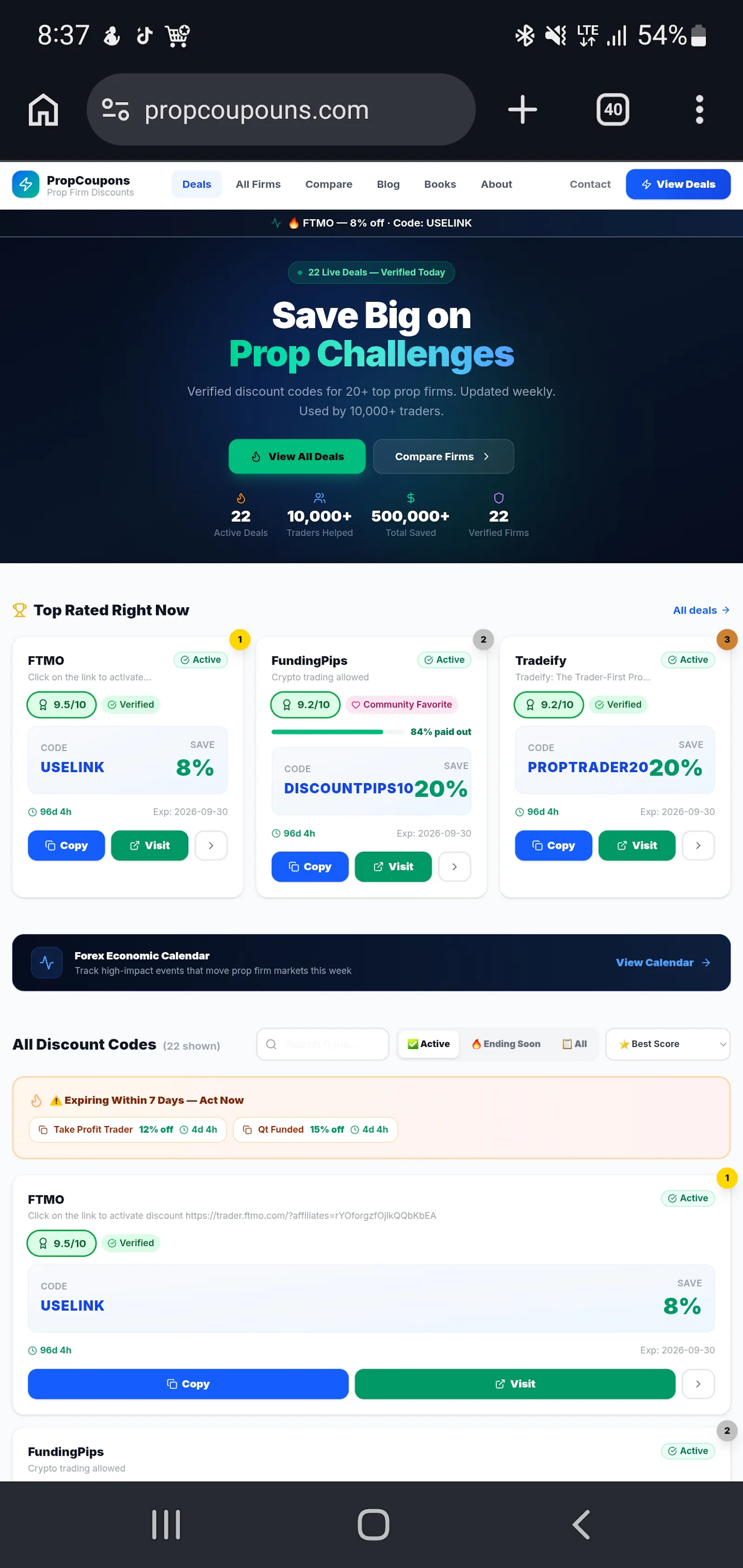 PropCoupouns; Live Rule Alerts and Deals screenshot 3