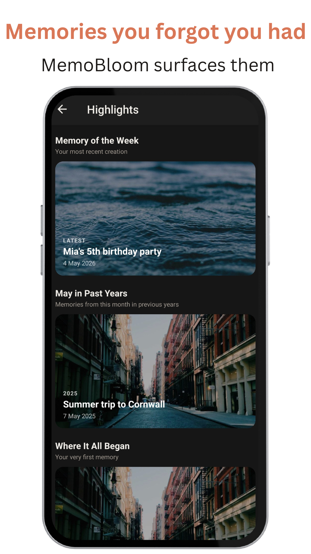 MemoBloom — Watch Your Memories Bloom gallery image
