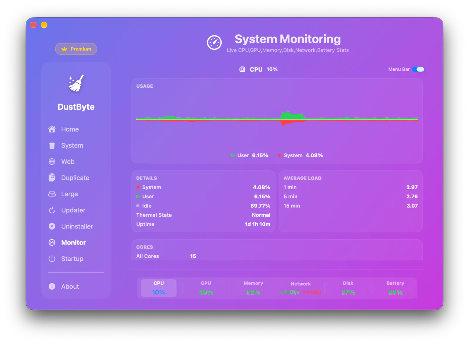 DustByte: Cleaner & Monitor screenshot 8