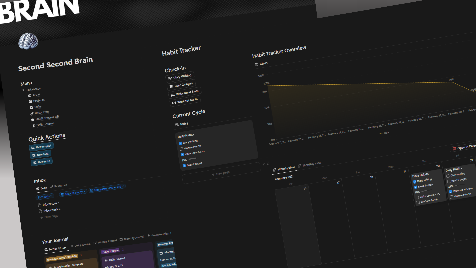Notion Second Brain gallery image