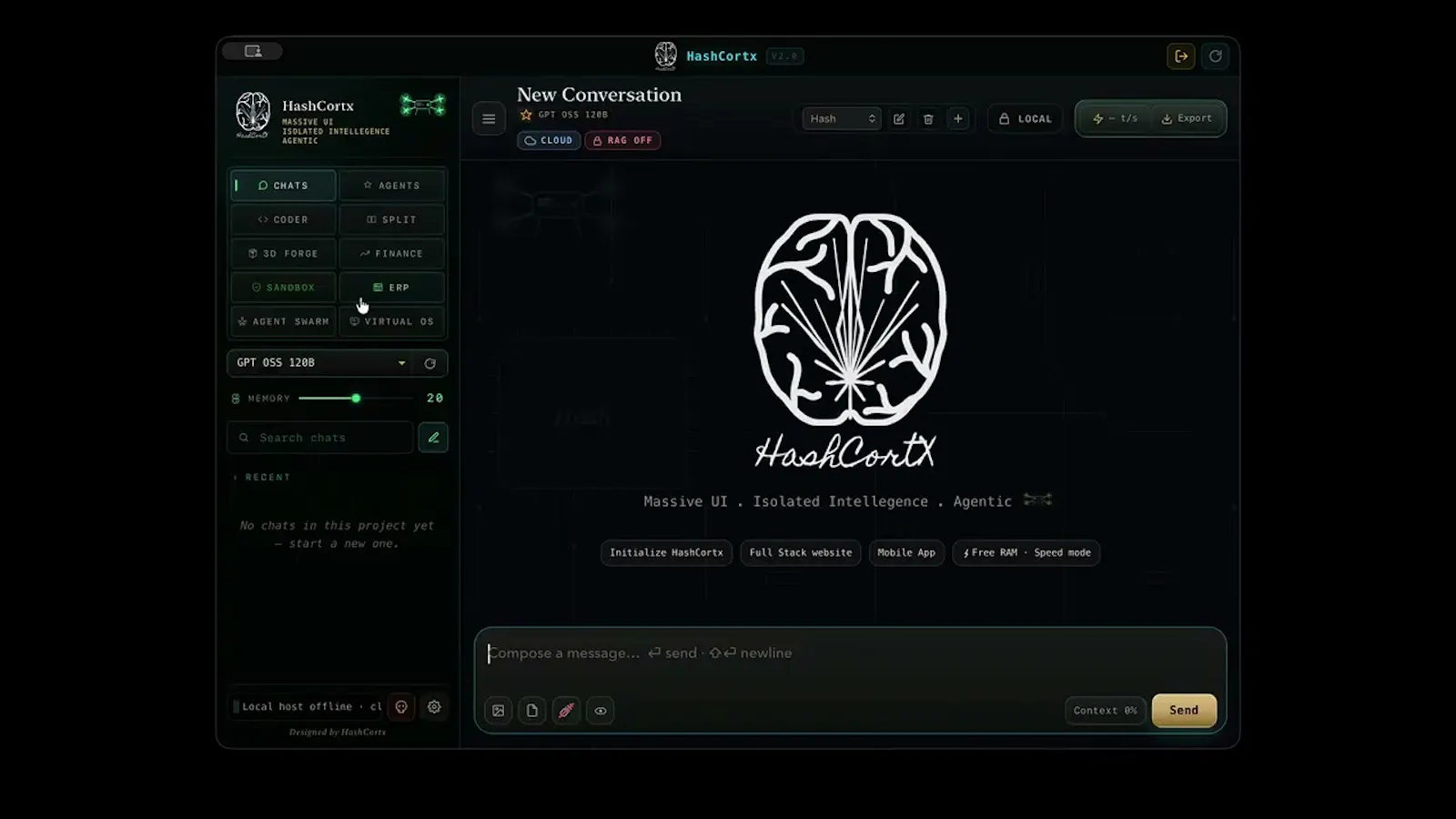 HashCortX screenshot 1 (video preview)