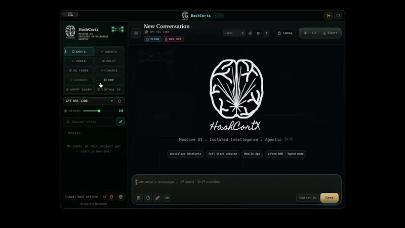 HashCortX screenshot 1 (video preview)