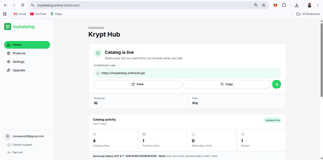 MyKatalog screenshot