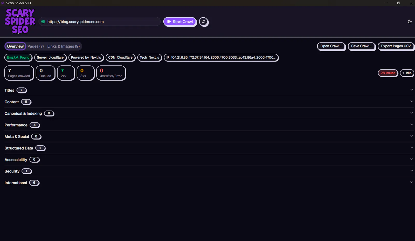 scary_spider_seo screenshot 4