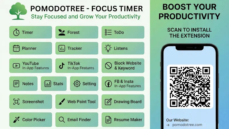 PomodoTree screenshot 1 (video preview)