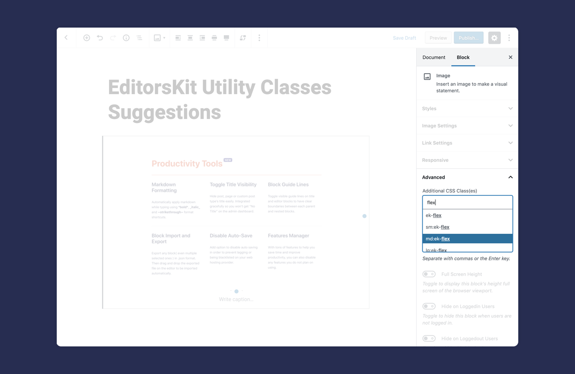 EditorsKit gallery image