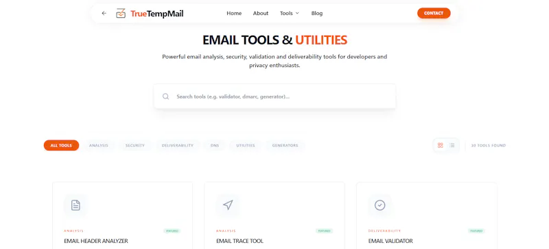 TrueTempMail screenshot 2