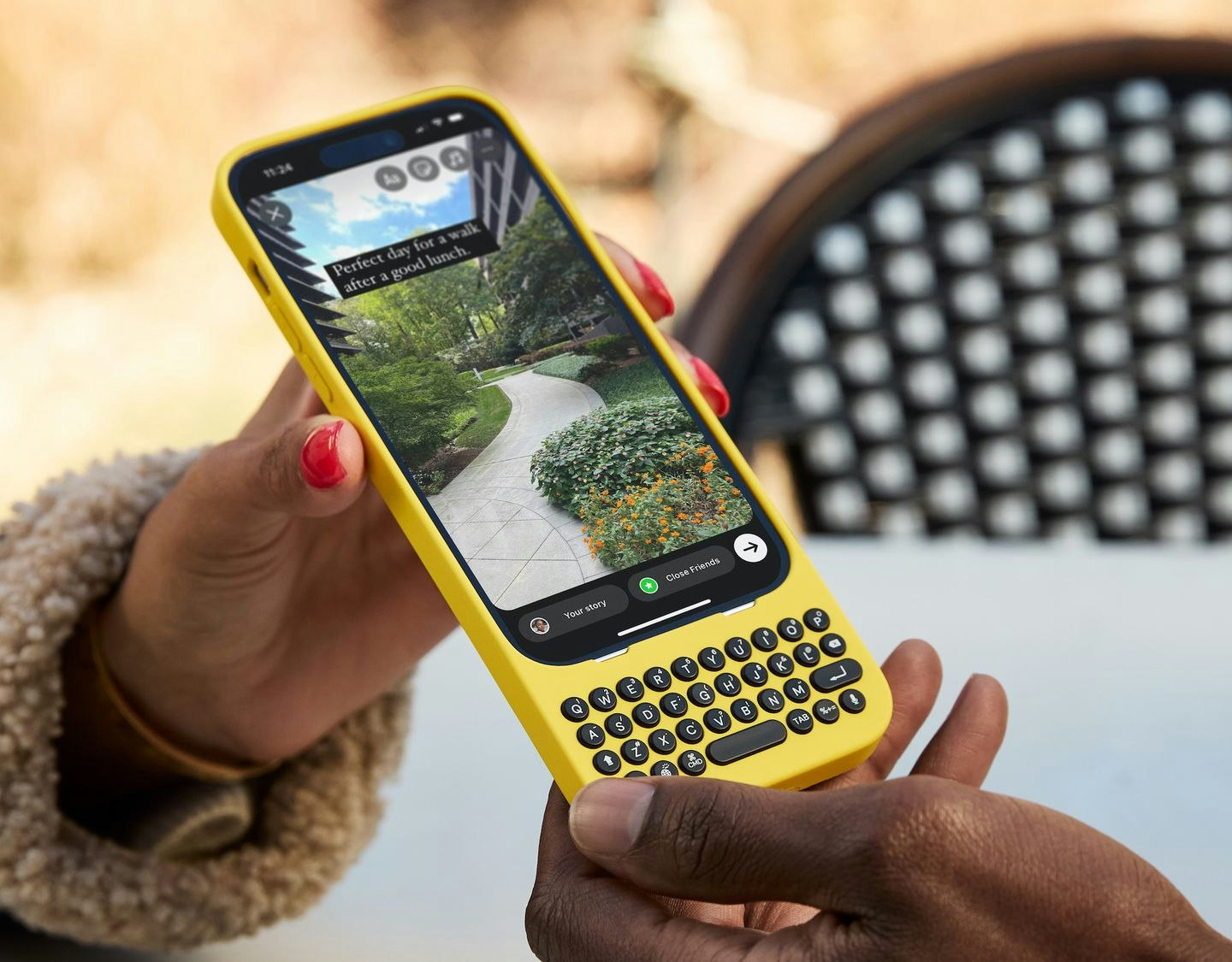 Hacer clics - Un teclado de BlackBerry para iPhone media 2