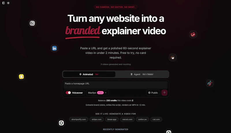 URLmotion screenshot 3