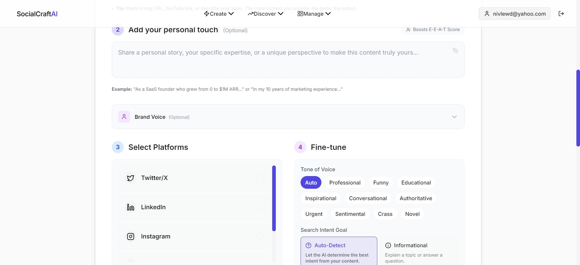 SocialCraft AI gallery image