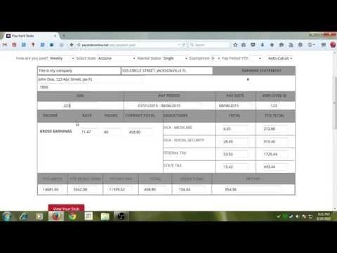 Pay Stubs Online gallery image