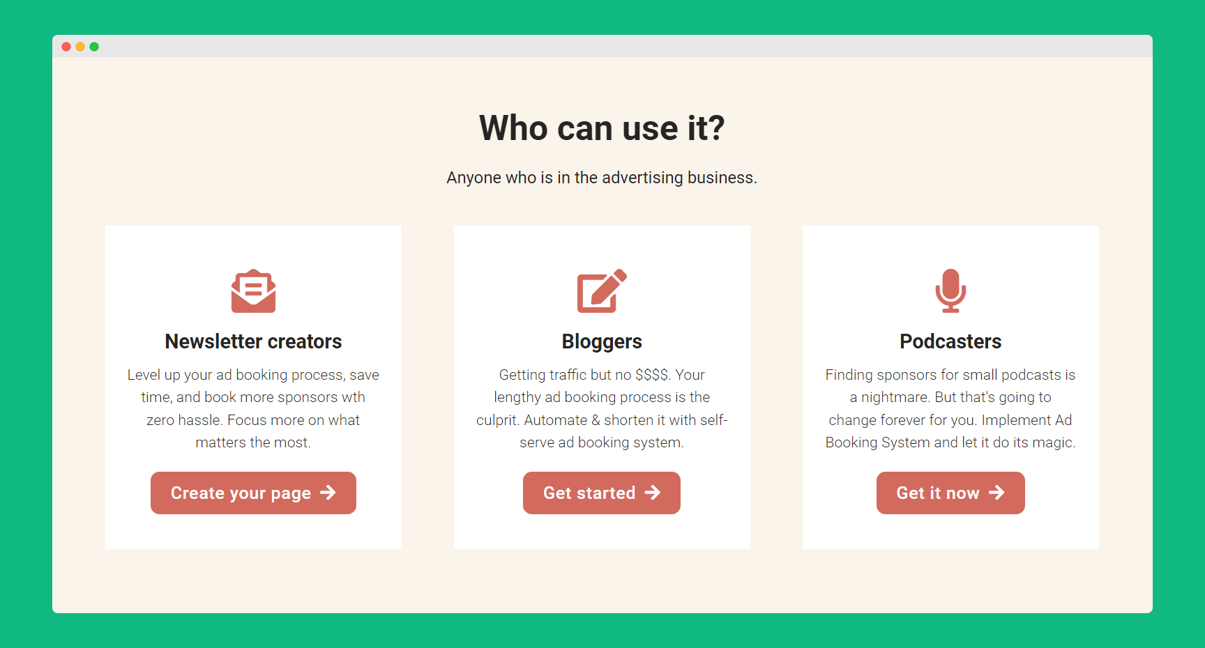 Google Sheets Ad Booking System gallery image