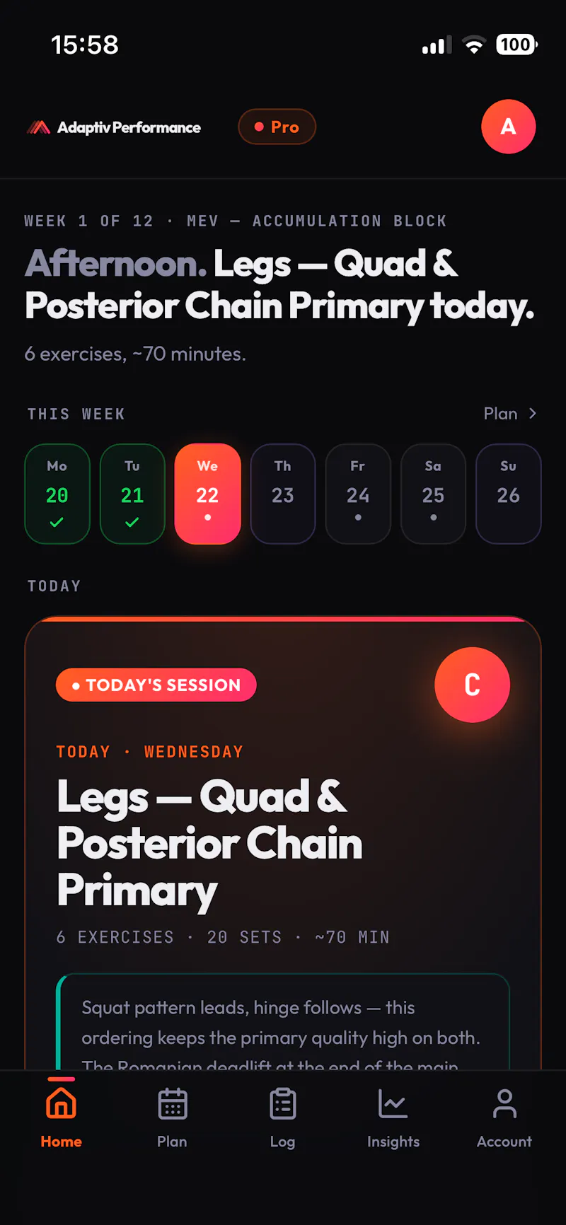 Adaptiv Performance screenshot 3