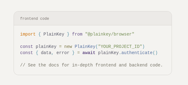 PlainKey gallery image