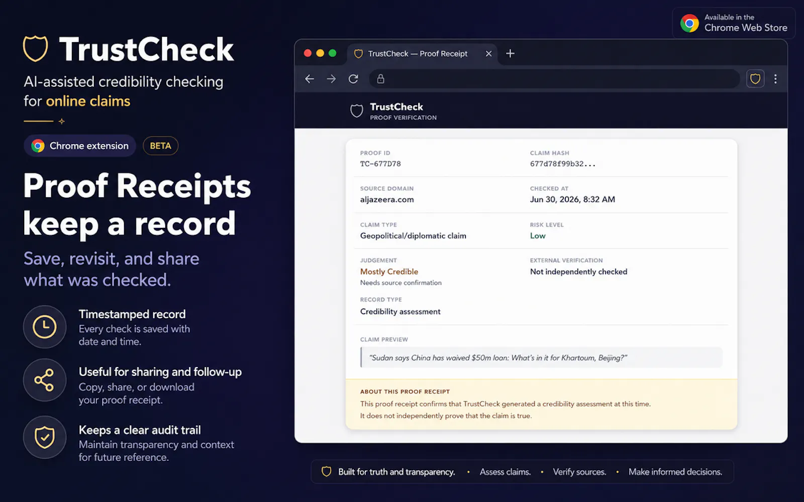 TrustCheck screenshot 5