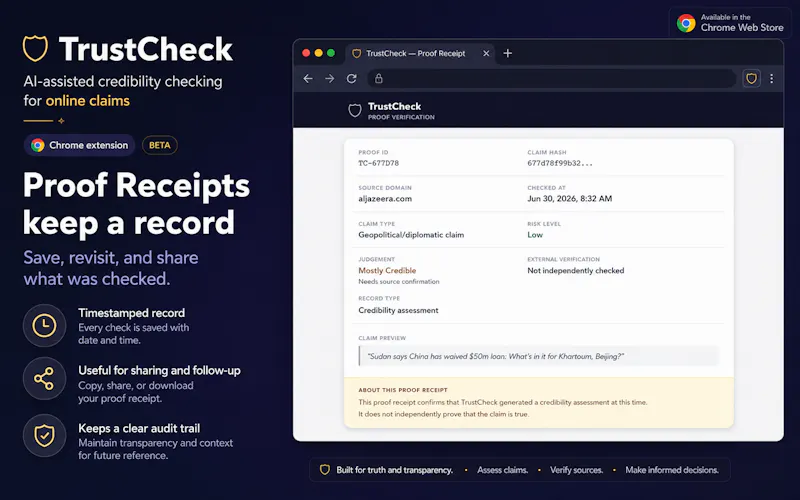 TrustCheck screenshot 5