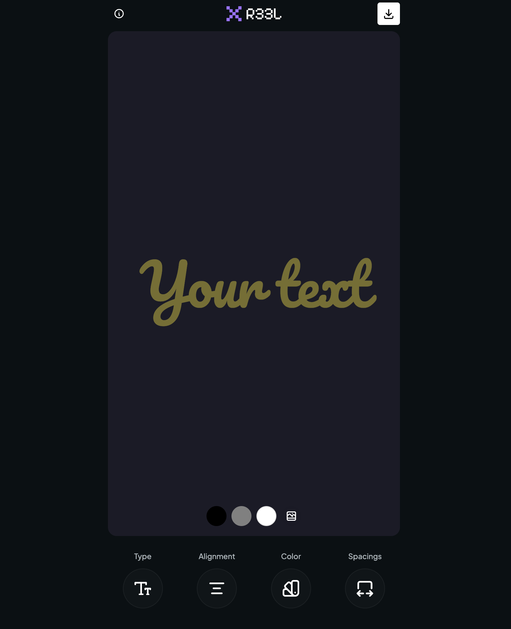 R33L | Custom texts for video and reels gallery image
