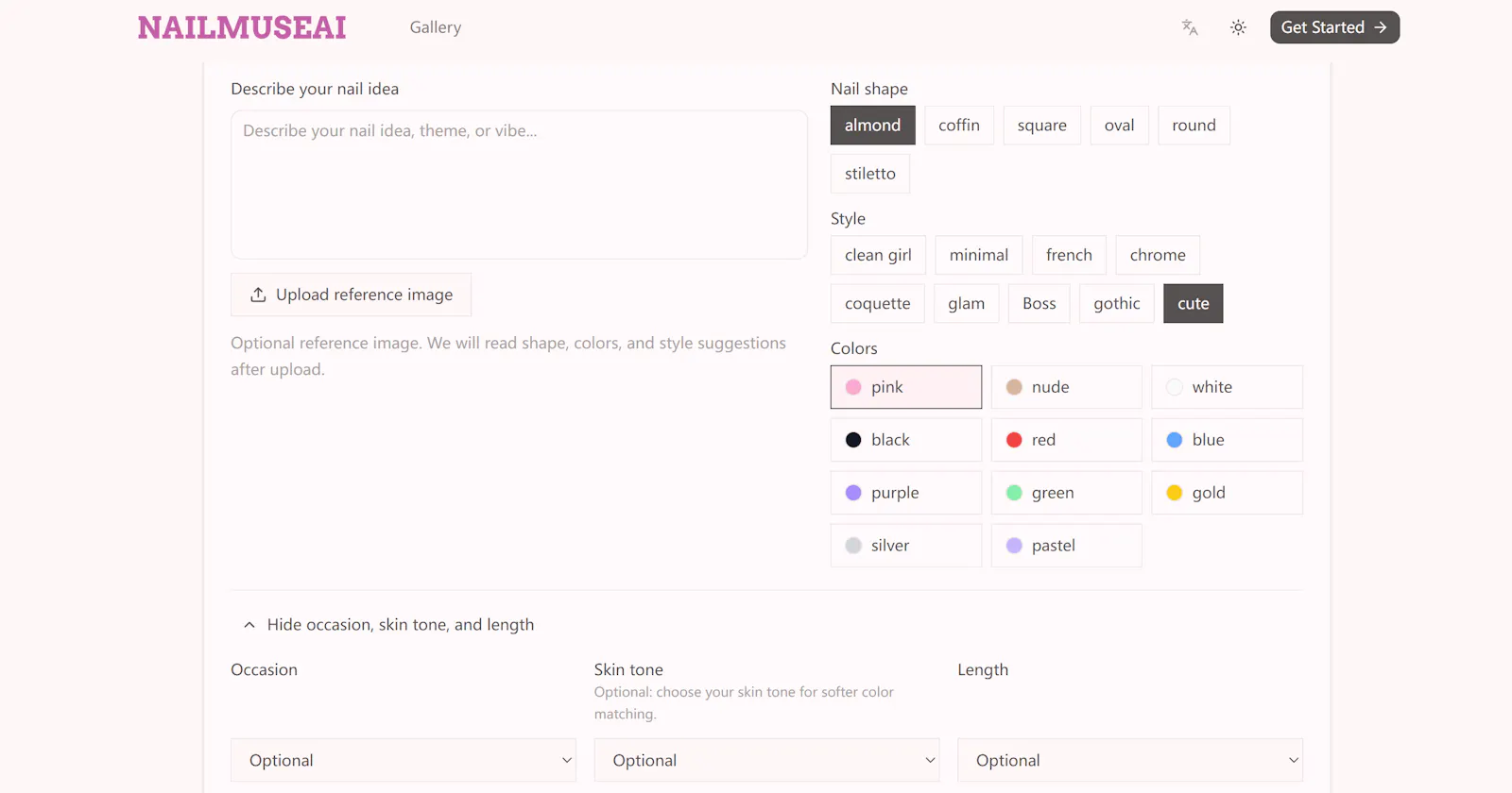 NailMuseAI screenshot 1