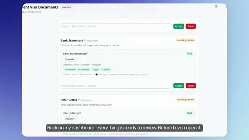 ChaseDocs screenshot 1 (video preview)