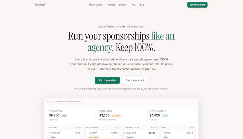 Sponsee App screenshot 2