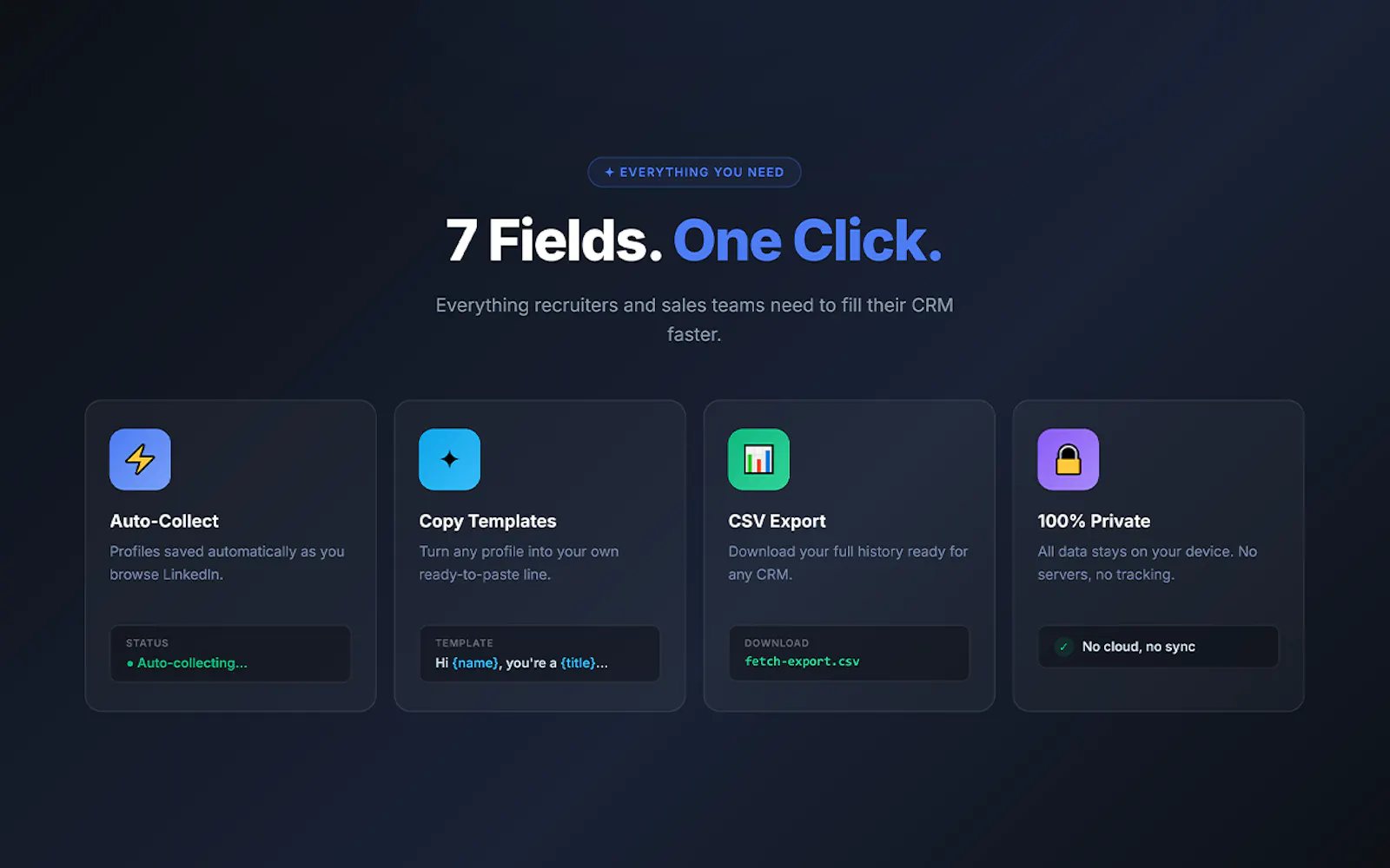 Fetch — LinkedIn Profile to Clipboard screenshot 3