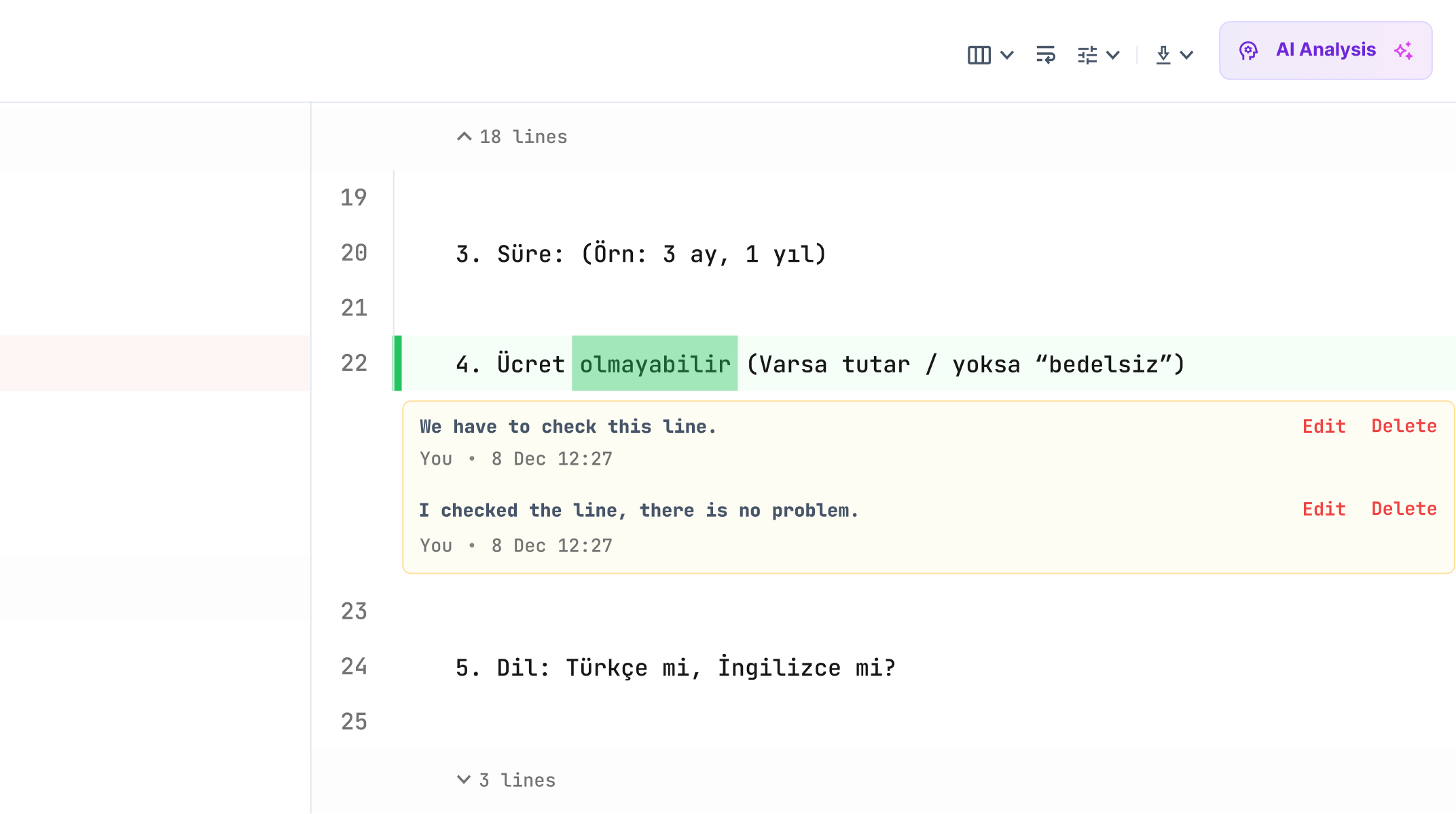 LineDiff - Screenshot 4 showing product features and functionality